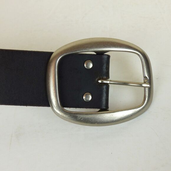 Old Navy Leather Belt Women M/L Black Studded Rhinestone Zodiac LIBRA Y2K 2001 - Picture 7 of 14